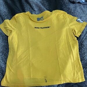MTV Kids Golden Yellow Tee